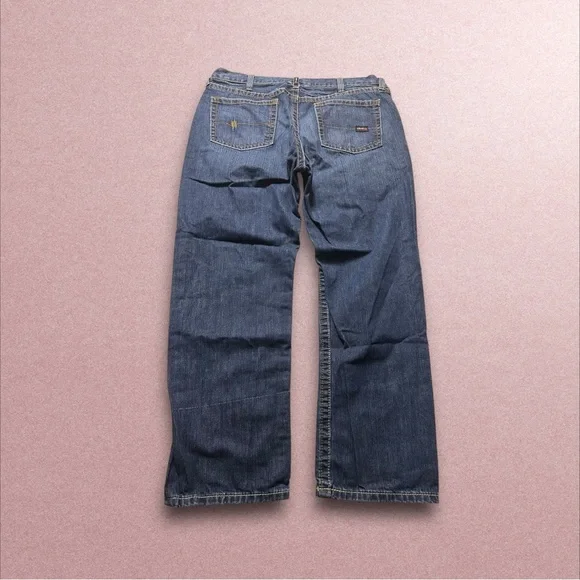 ariat fr m3 loose jeans men’s 40x32 blue denim baggy workwear - Picture 5 of 6